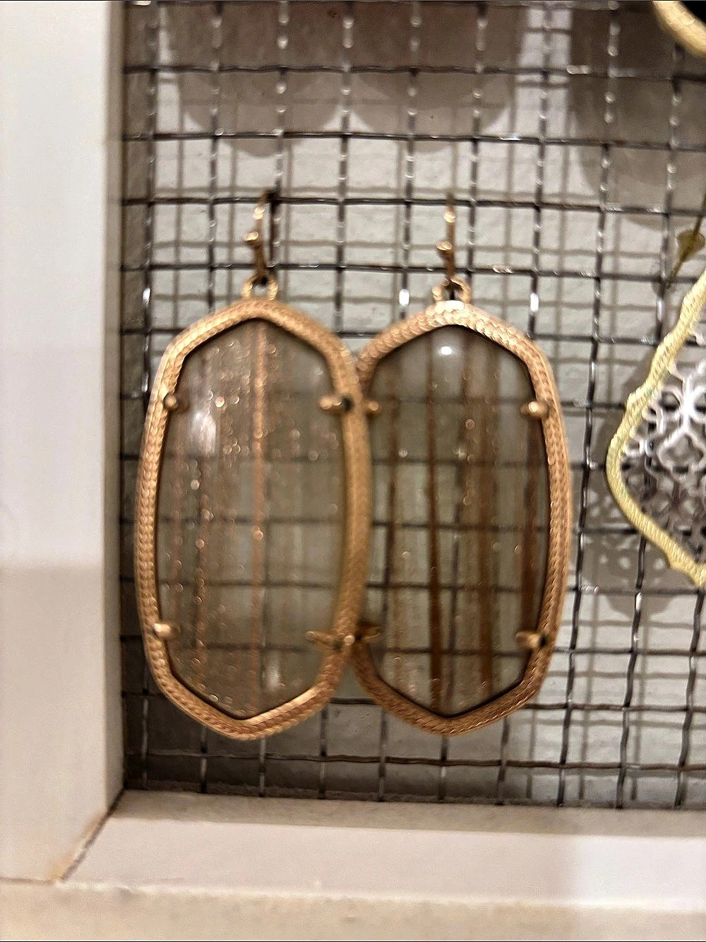 Kendra Scott Danielle Statement Earrings Gold Drop